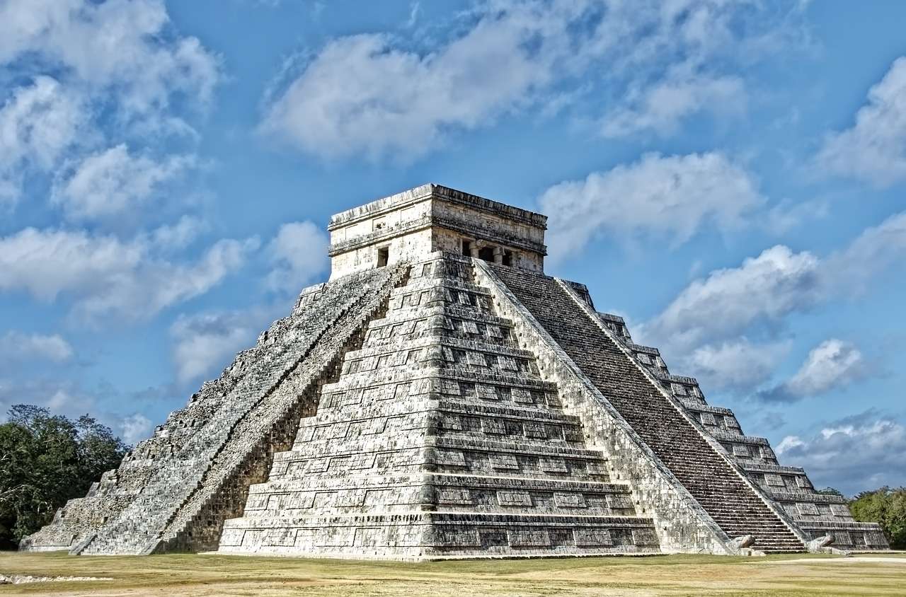 Мексиканска пирамида на маите онлайн пъзел