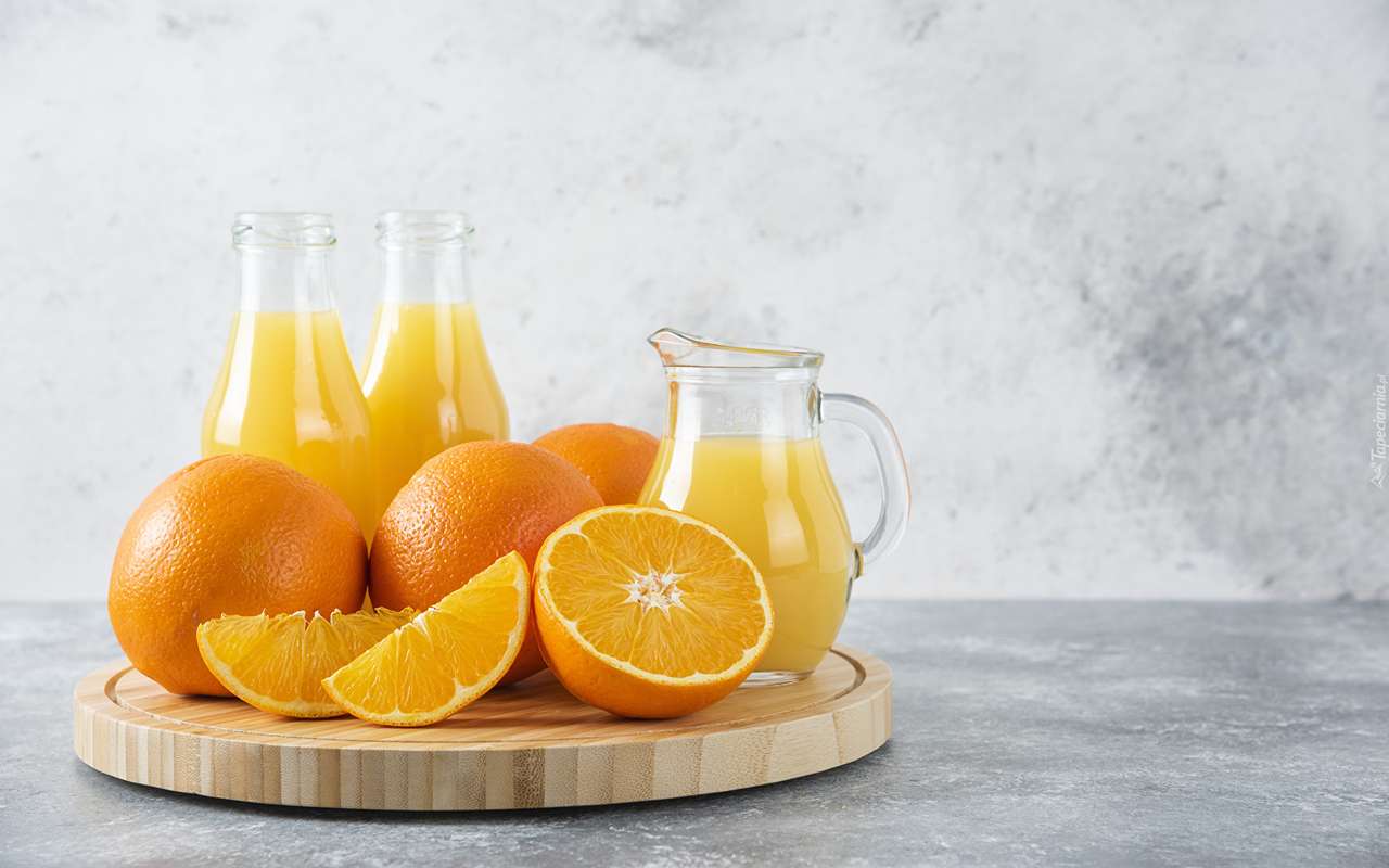 Портокалов сок онлайн пъзел