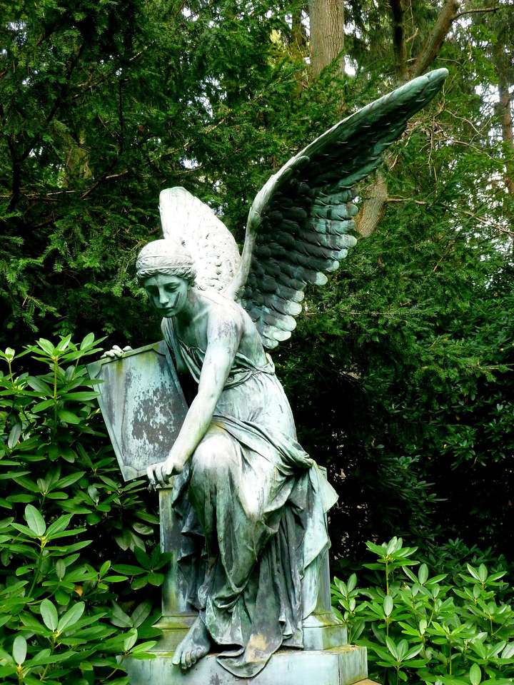 Статуя ангела пазл онлайн