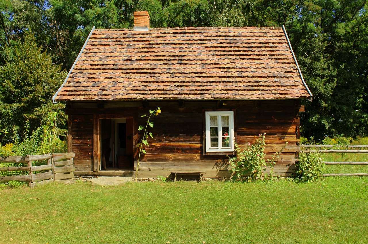 Huis Cottage Oude Hut legpuzzel online