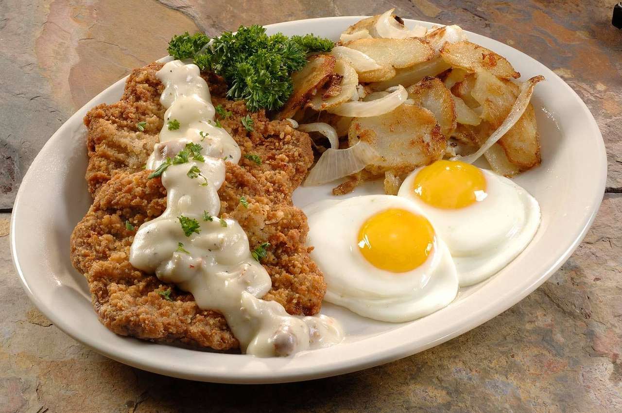 Country Fried Steak Plate online puzzle