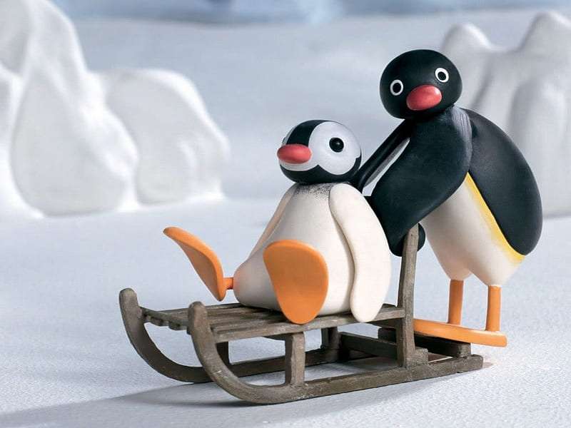 Pingvin pussel på nätet