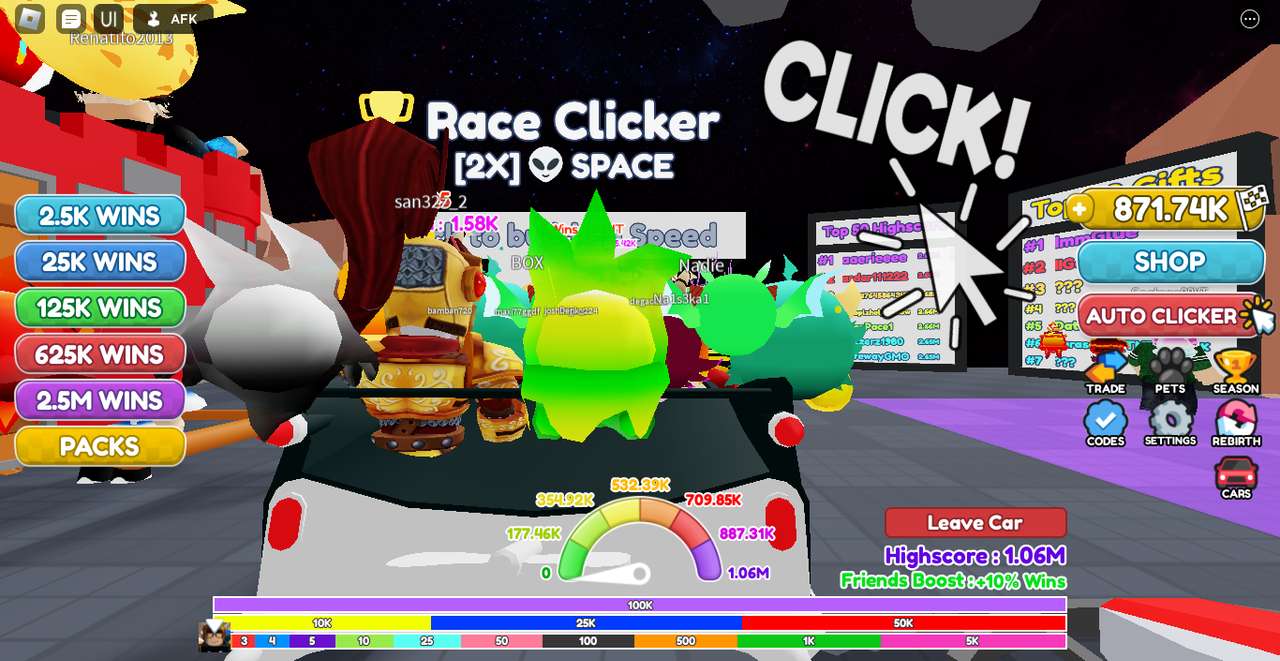 roblox race clicker rompecabezas en línea