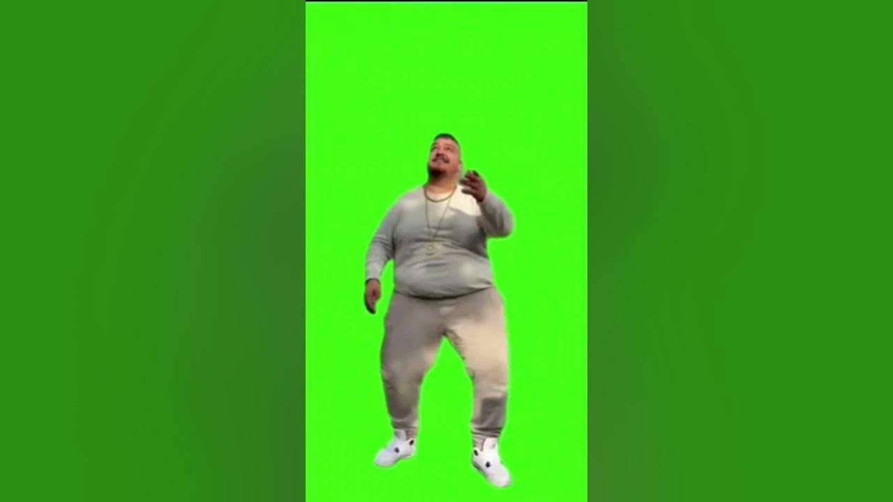 Hombre gordo bailando rompecabezas en línea