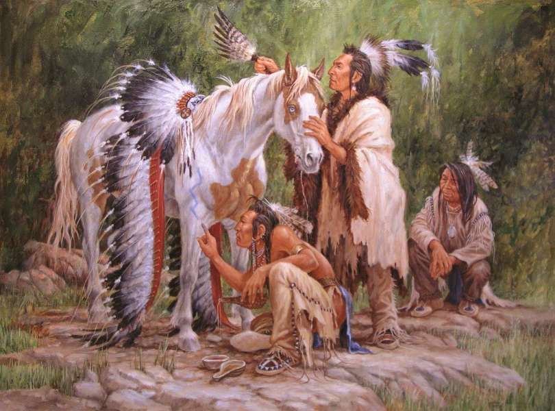 Native americans puzzle en ligne