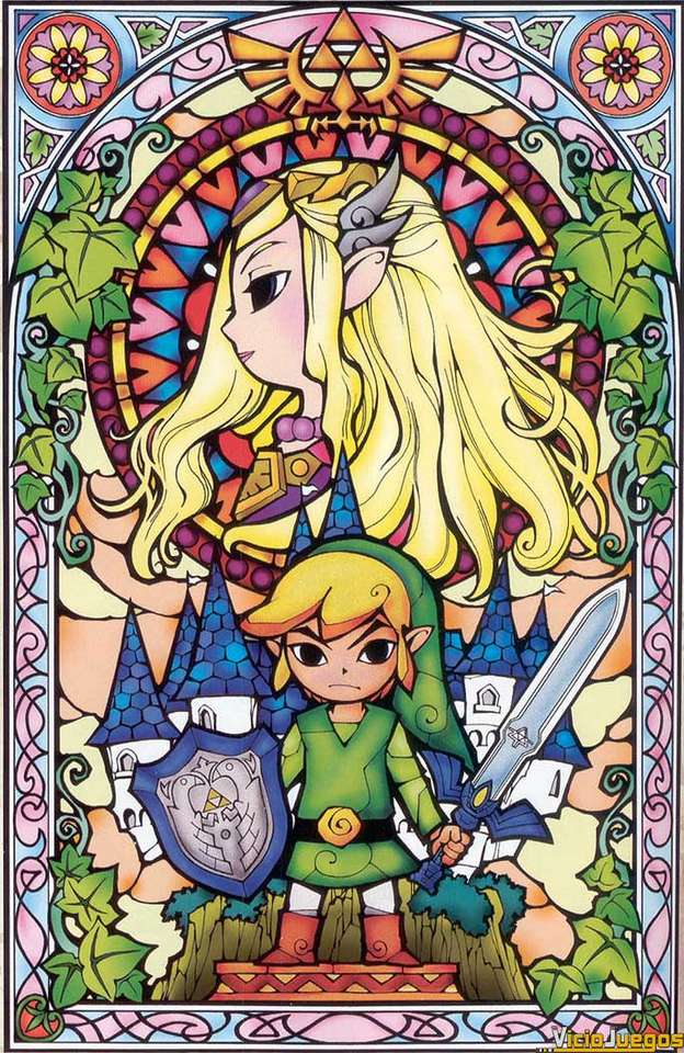 Zelda és Link online puzzle