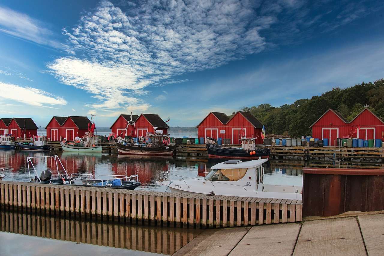 Rybářská chata Baltské moře skládačky online