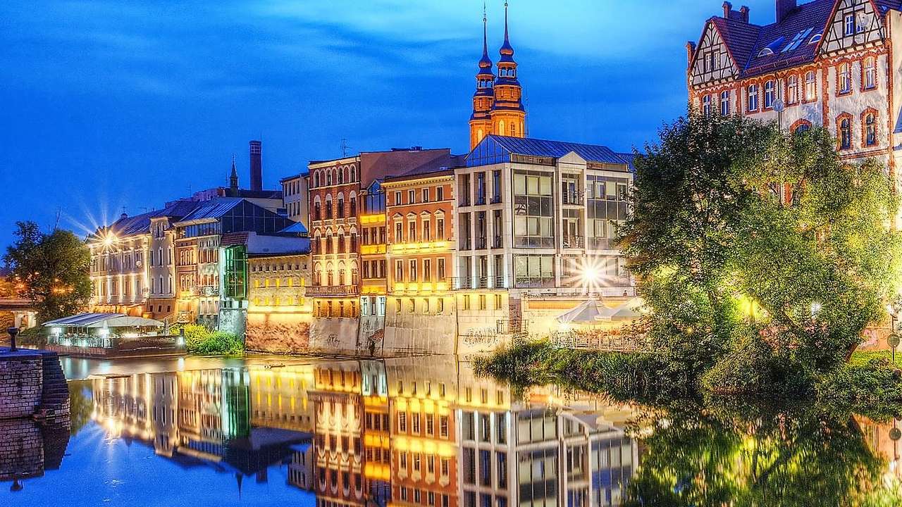 Ville d'Opole en Pologne puzzle en ligne