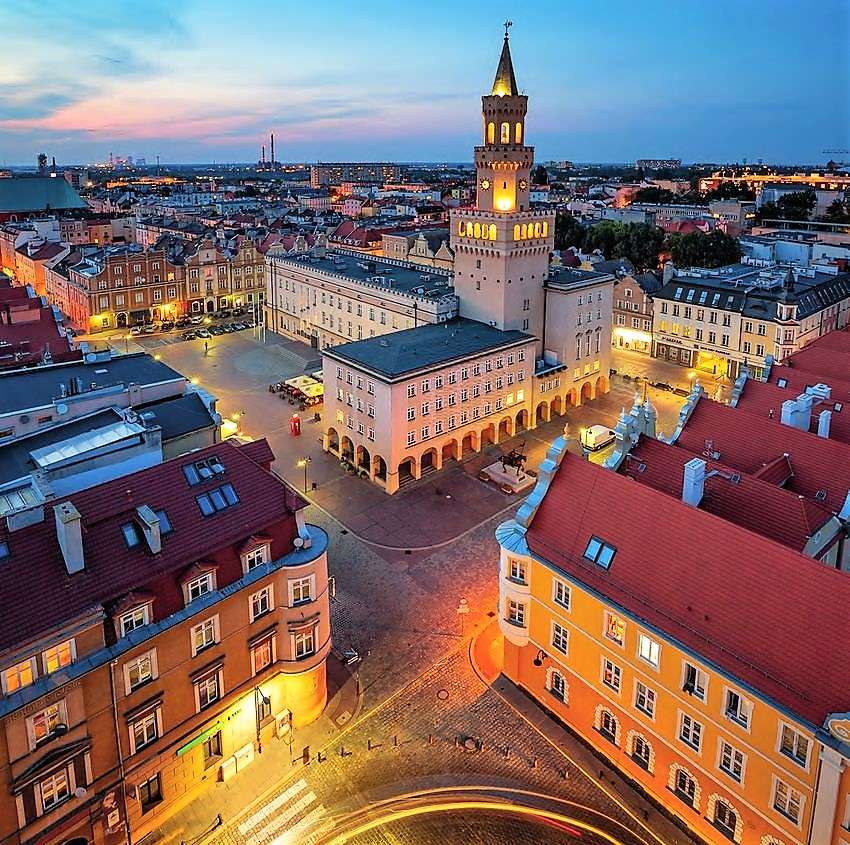 Opole város Lengyelországban kirakós online