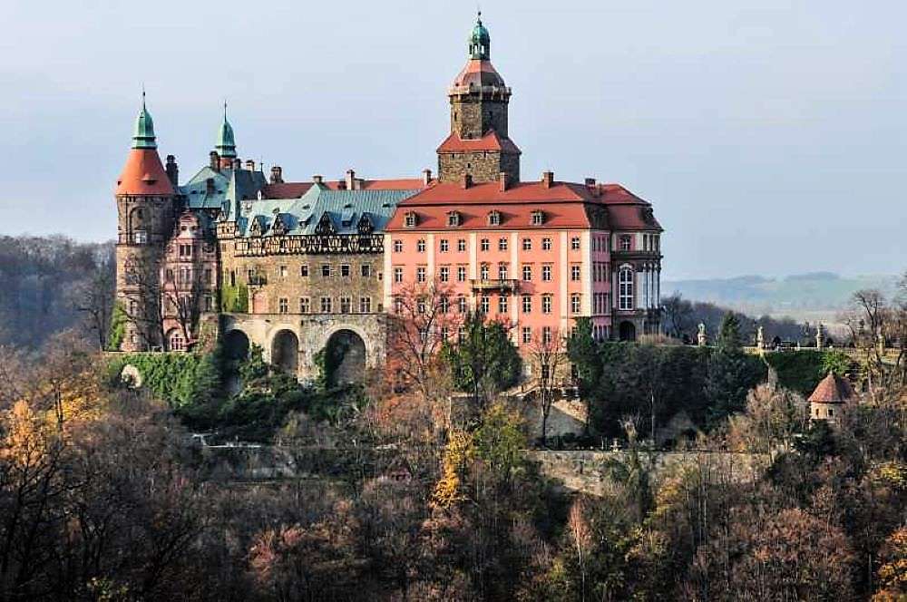 Fürstenstein kastély Lengyelországban online puzzle