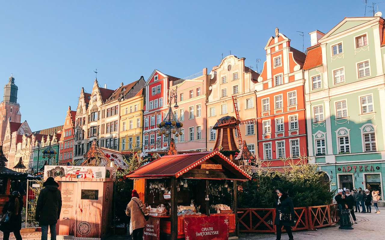 Město Wroclaw v Polsku skládačky online