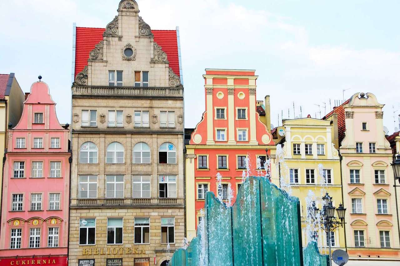Город Вроцлав в Польше пазл онлайн