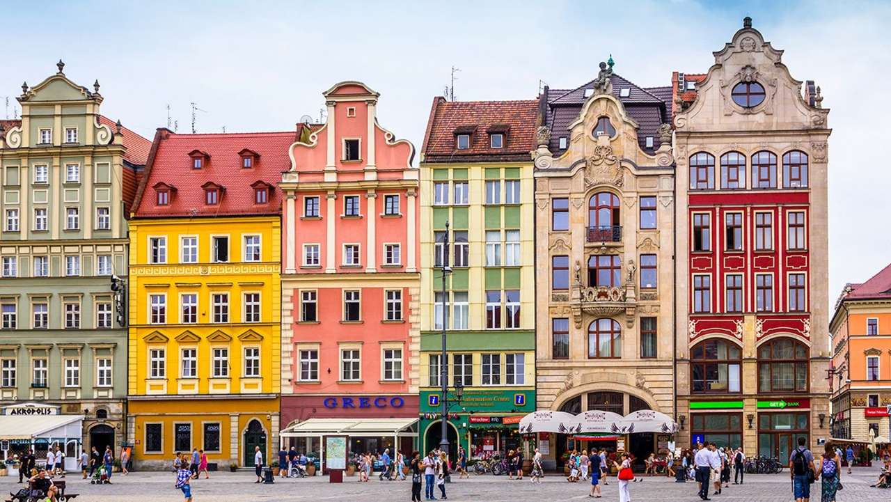 Orașul Wroclaw din Polonia jigsaw puzzle online