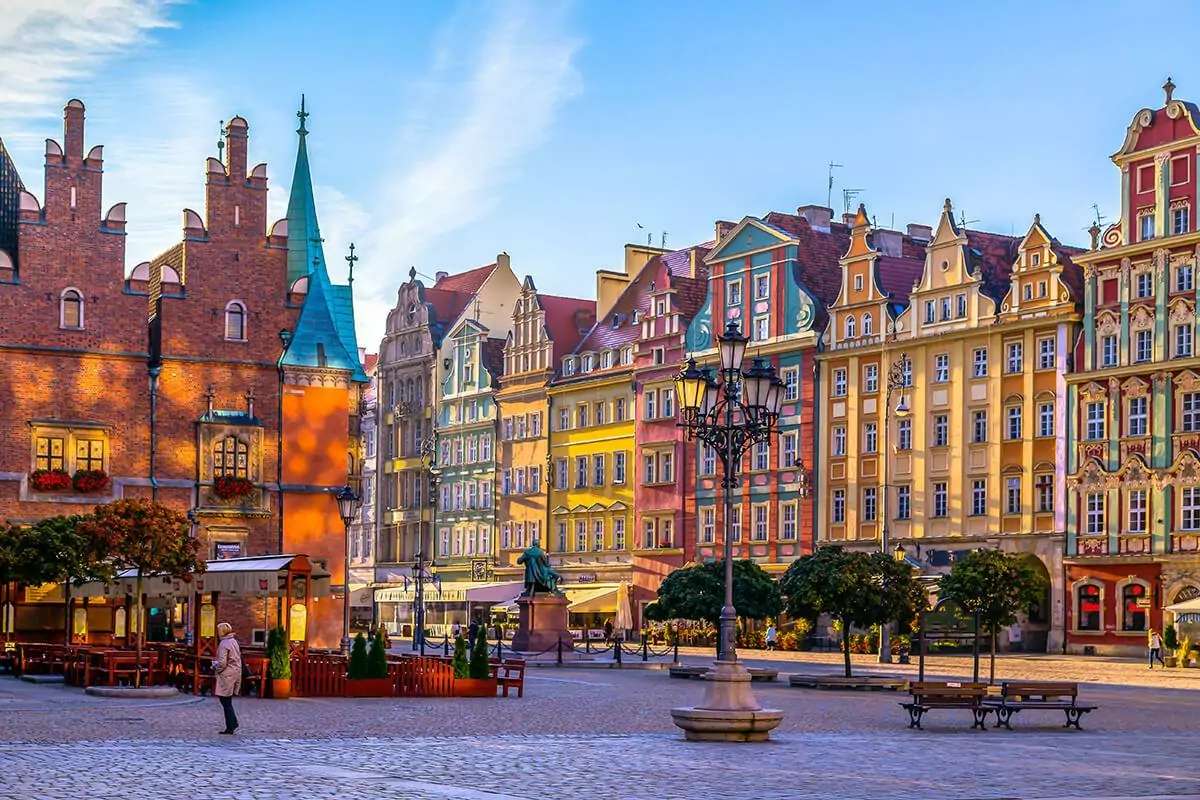 Cidade de Wroclaw na Polônia quebra-cabeças online