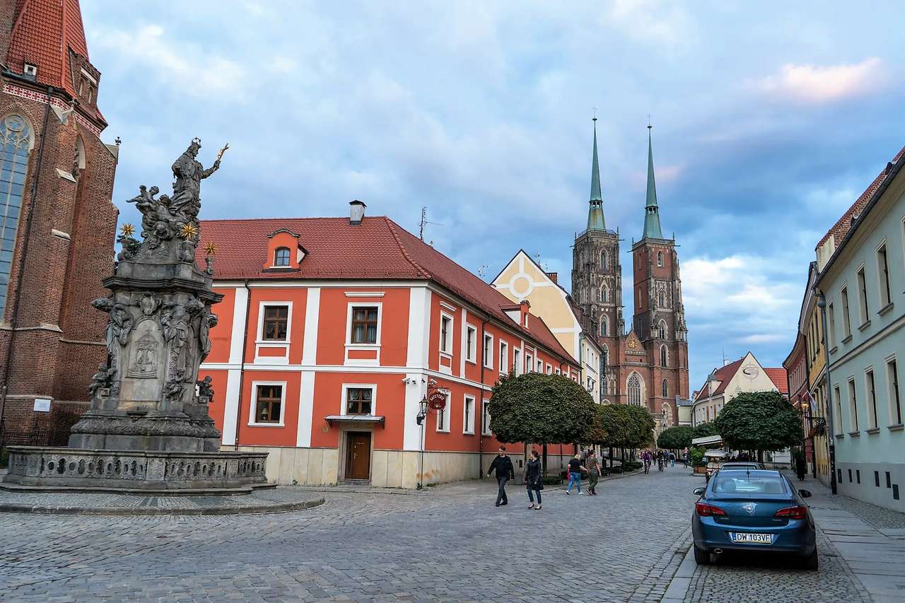 Місто Вроцлав у Польщі онлайн пазл