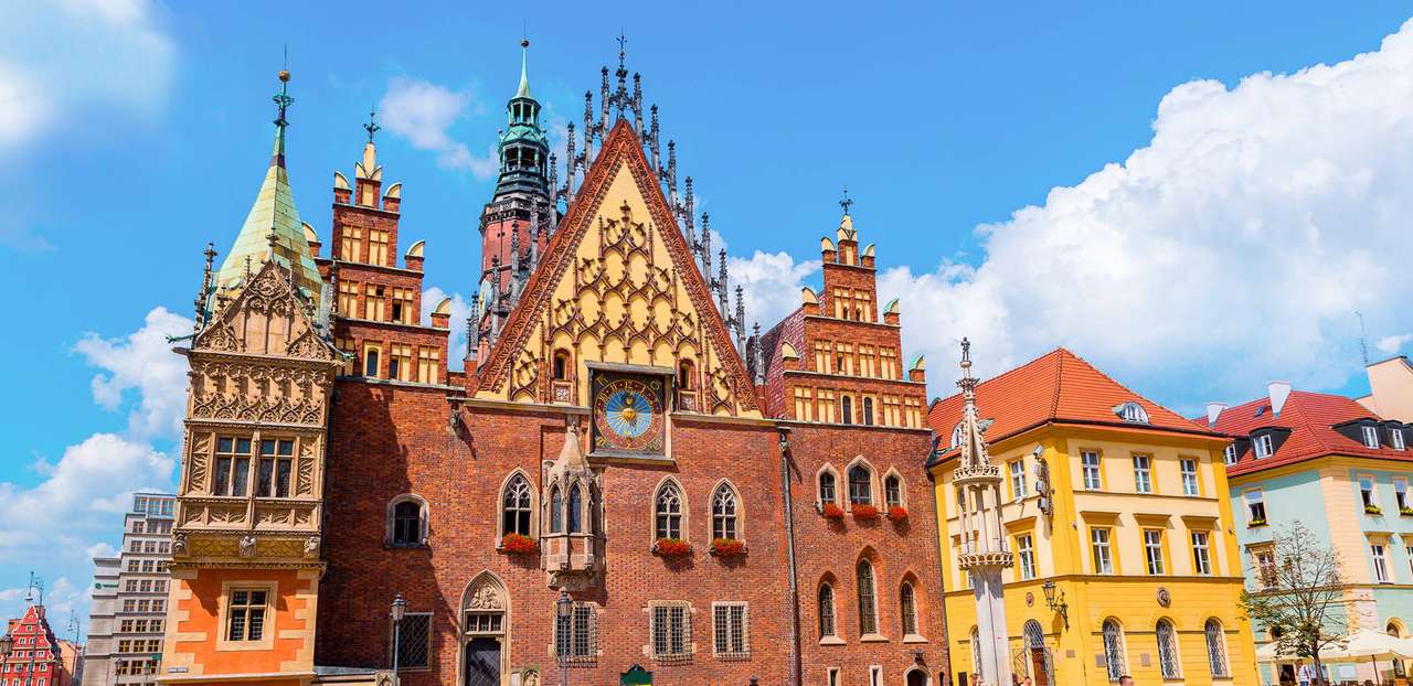 Cidade de Wroclaw na Polônia puzzle online