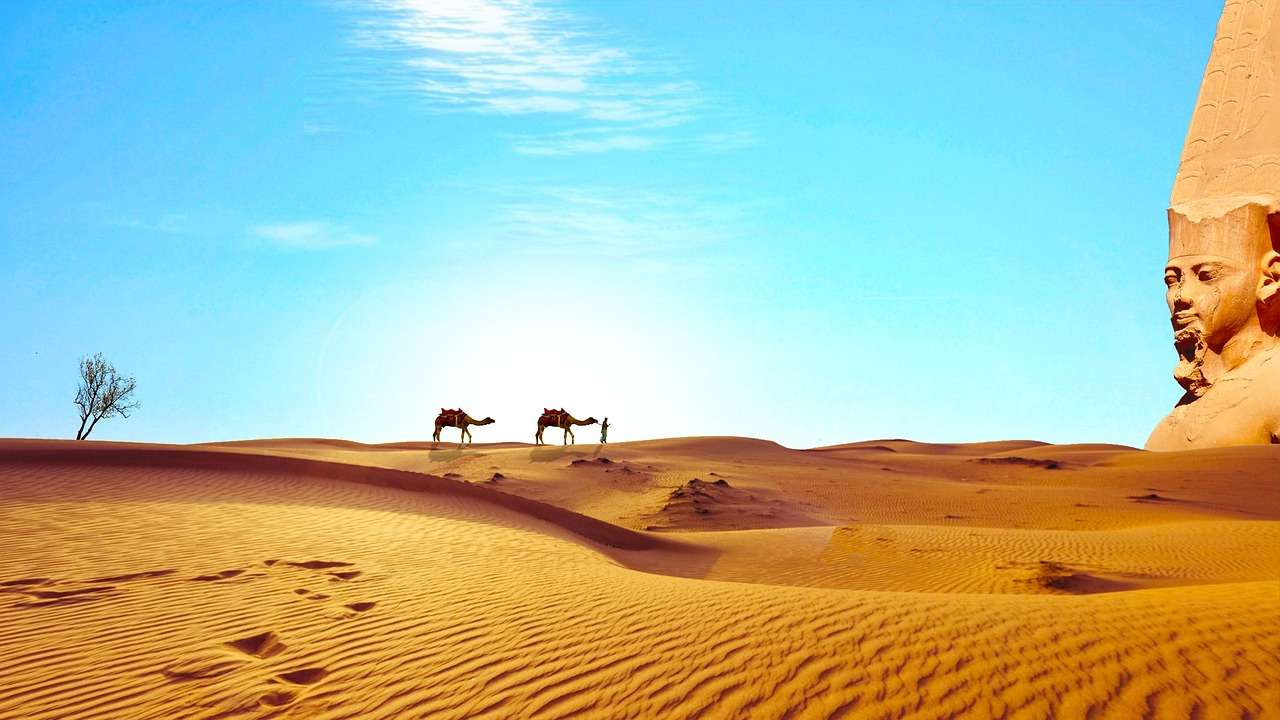 Egyiptom Szahara-sivatag kirakós online