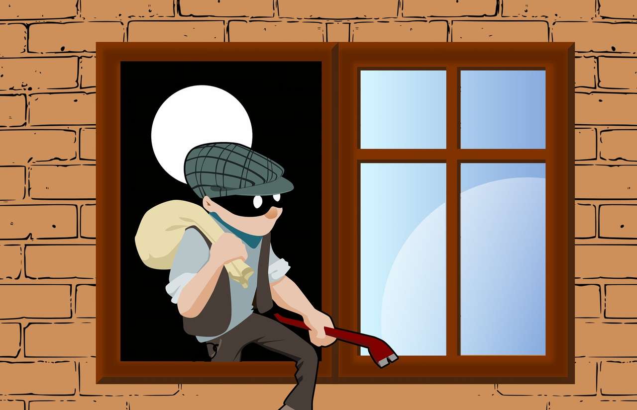 Un voleur dans la maison puzzle en ligne