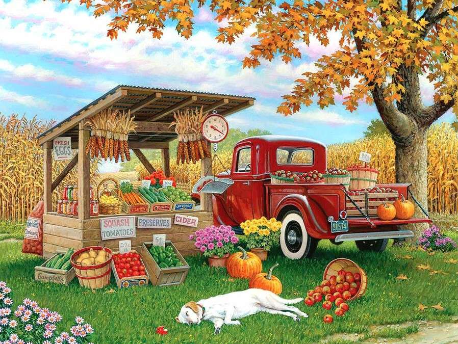 Food stall jigsaw puzzle online
