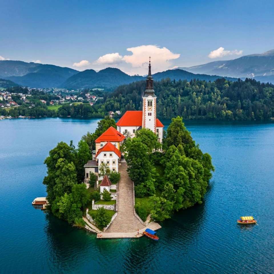 Isola di Bled - Slovenia puzzle online