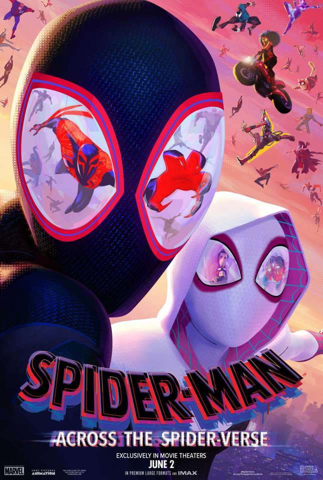 Постер фильма «Человек-паук: Через вселенные-пауки» пазл онлайн