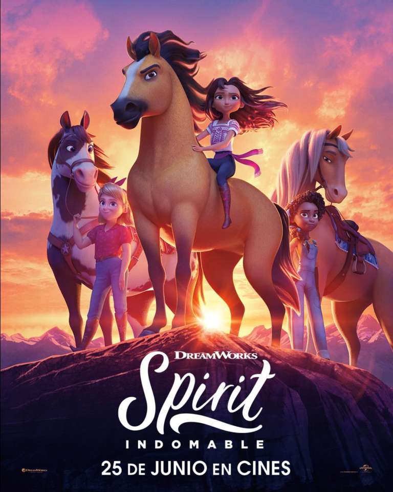 Spirit Untamed nemzetközi filmplakát online puzzle
