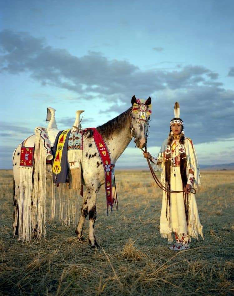 ló és indián lány kirakós online