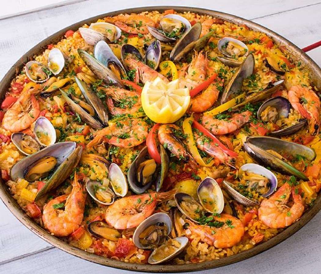 Spanyol paella kirakós online