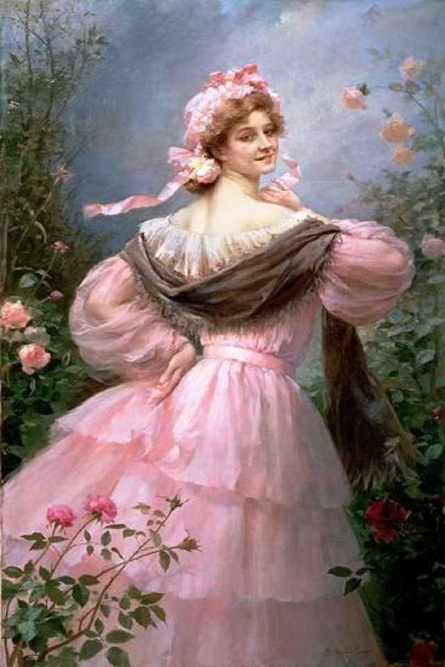 the lady in pink online puzzle