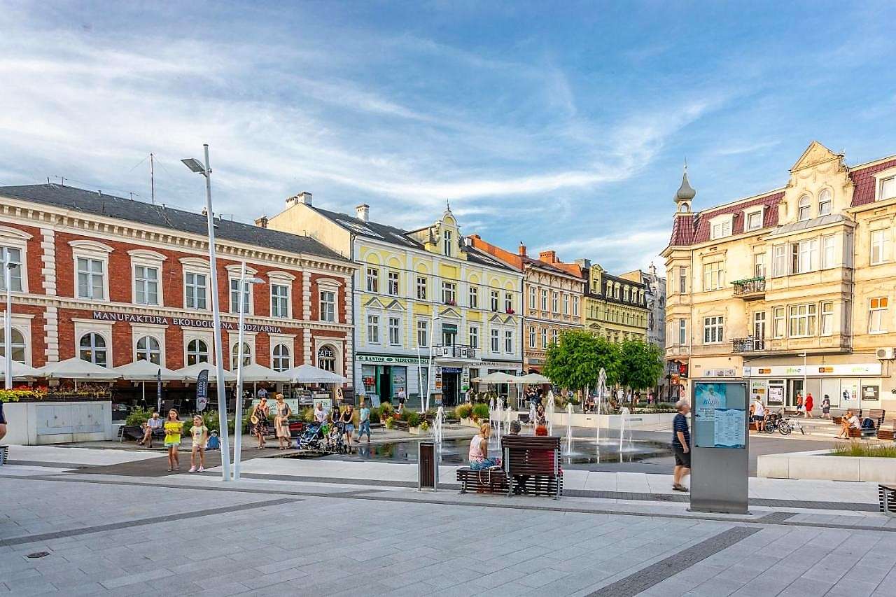 Місто Свіноуйсьце в Польщі пазл онлайн