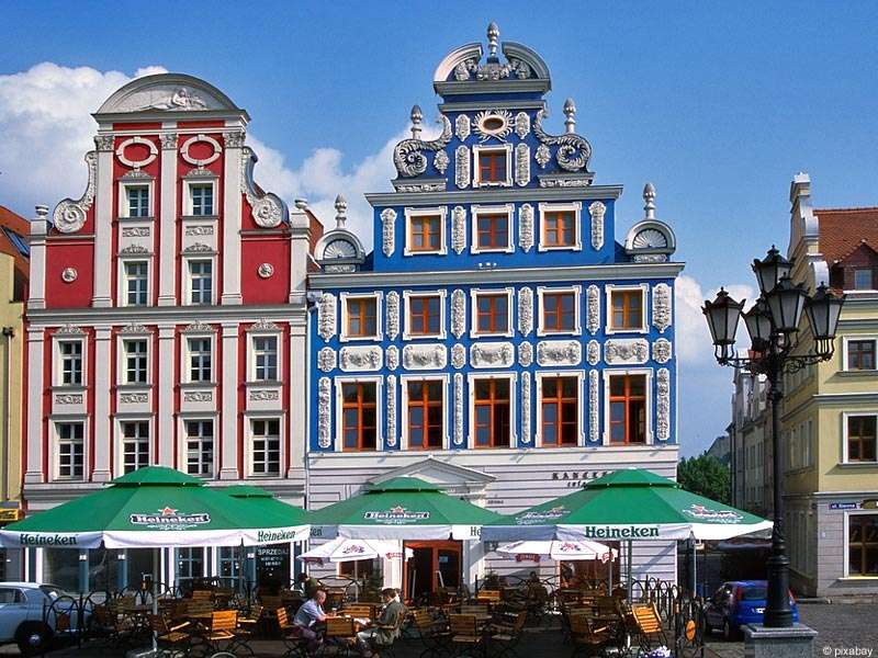 Szczecin stad in Polen online puzzel