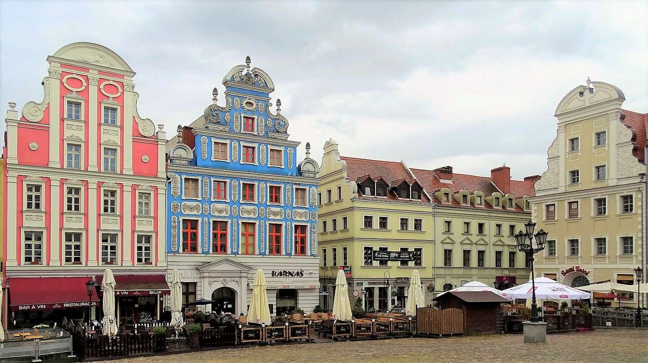 Staden Szczecin i Polen pussel på nätet