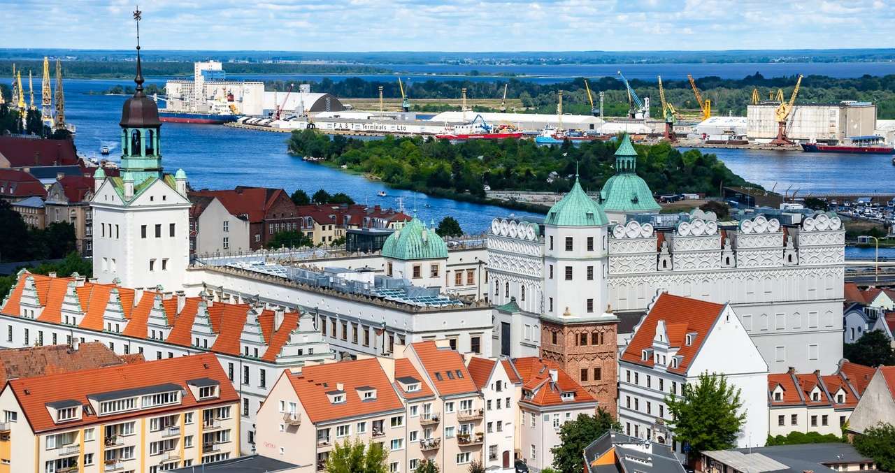 Szczecin stad in Polen online puzzel