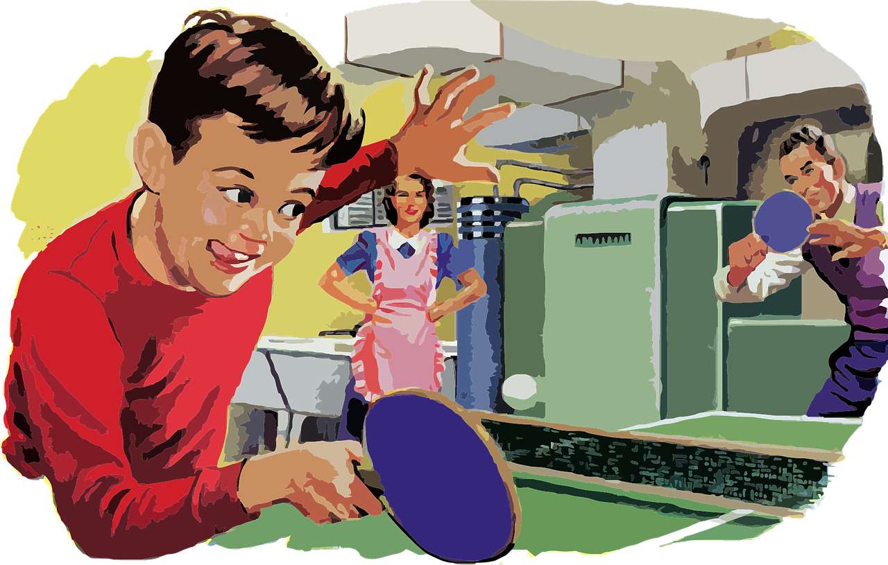 Ping pong game online puzzle