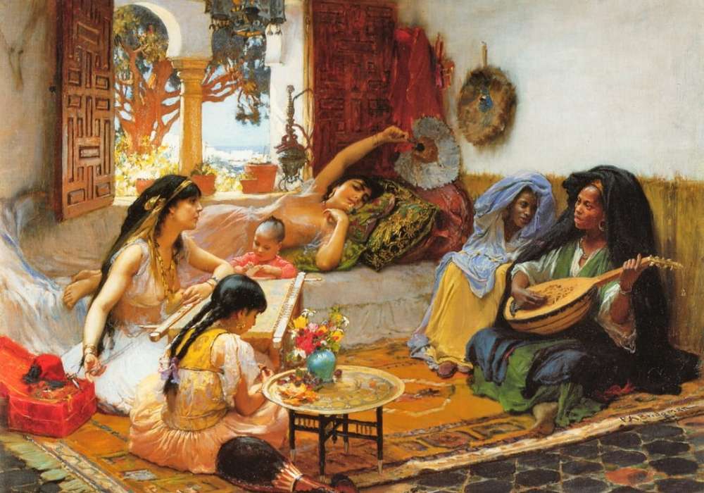 Algerijnse harem - tijd voor muziek online puzzel