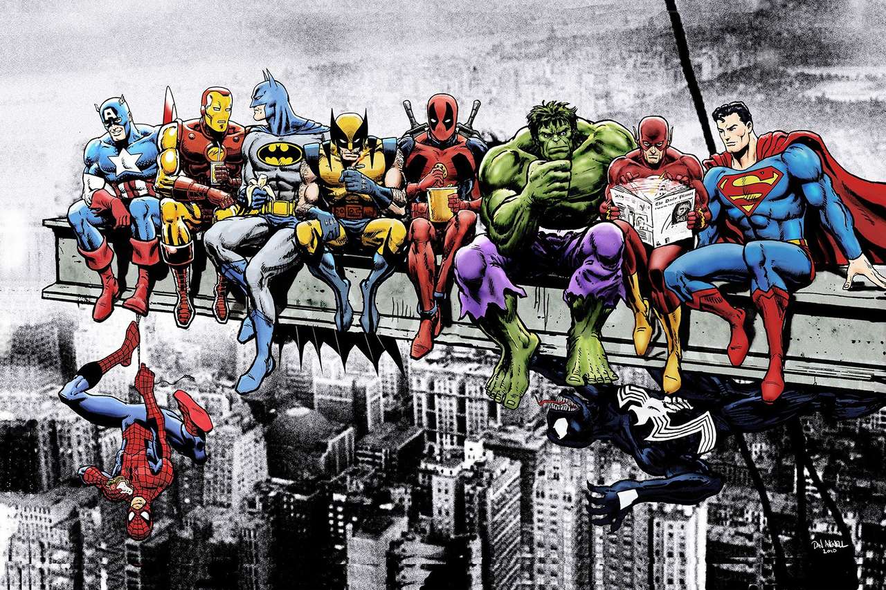 Marvel and DC jigsaw puzzle online