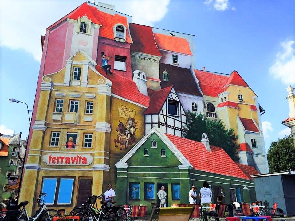 Stad Poznan in Polen online puzzel