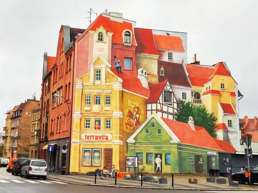 Stad Poznan in Polen online puzzel