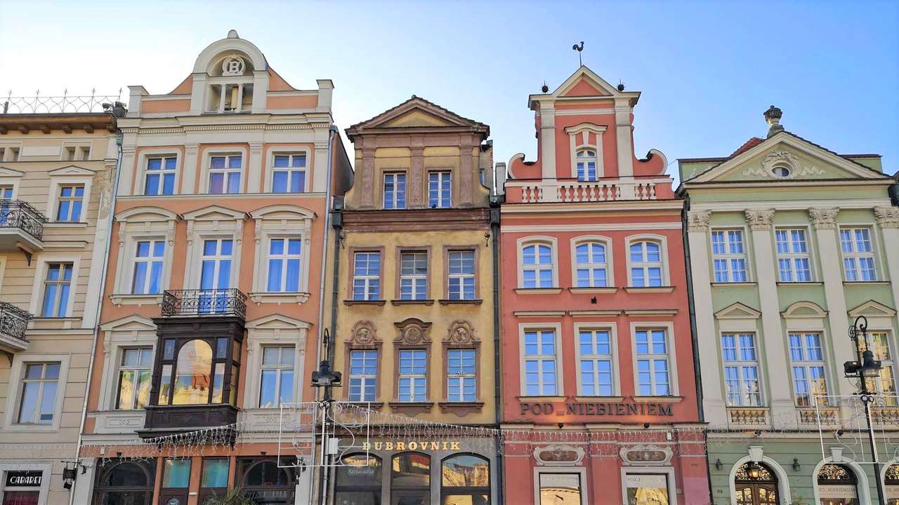 Město Poznaň v Polsku online puzzle
