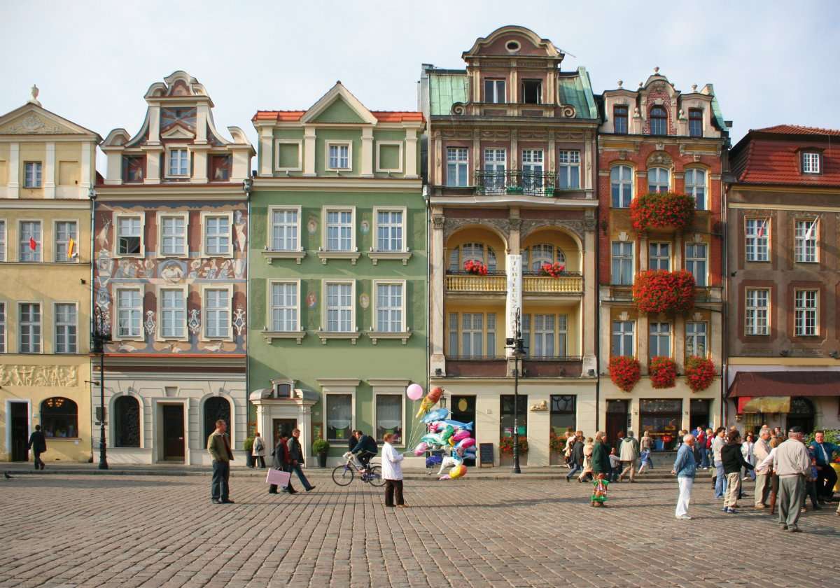 Město Poznaň v Polsku skládačky online