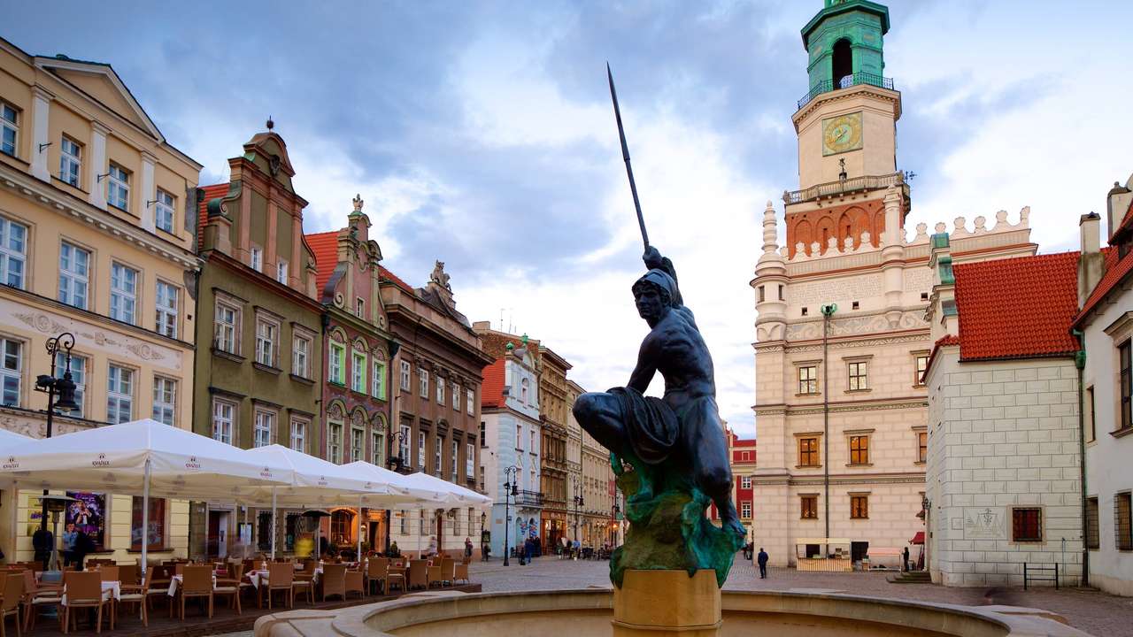 Город Познань в Польше онлайн-пазл