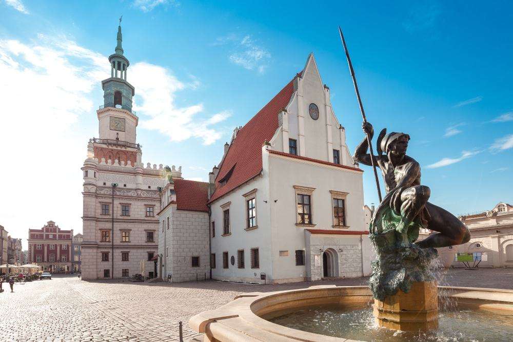 Staden Poznan i Polen Pussel online