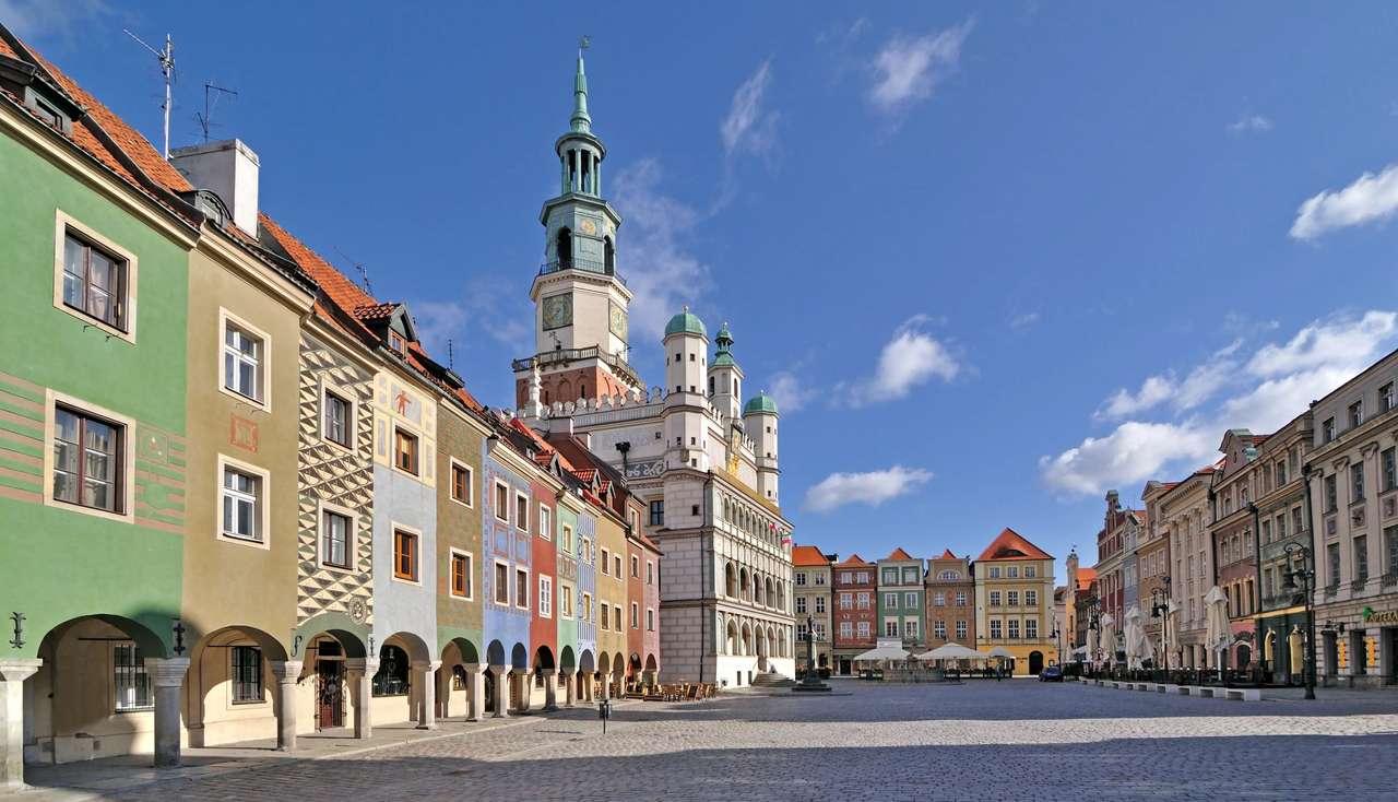 Poznan város Lengyelországban kirakós online