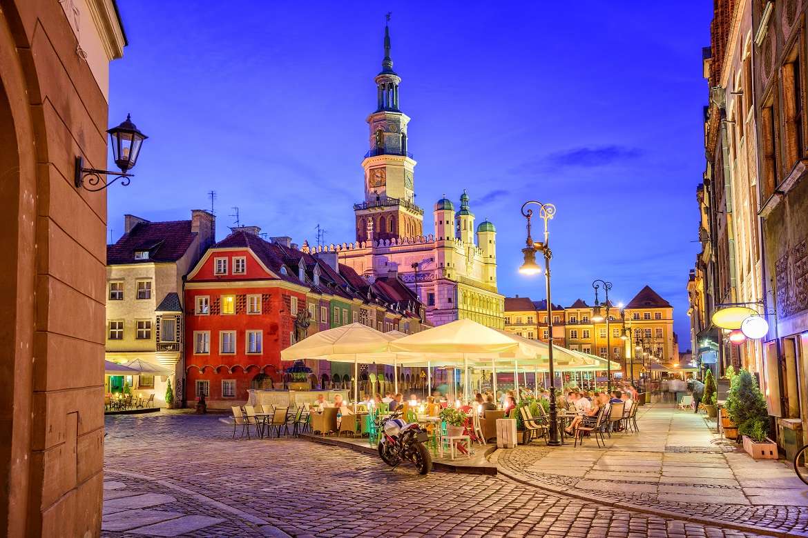 Stad Poznan in Polen legpuzzel online