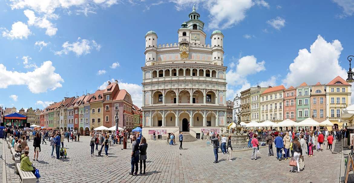 Cidade de Poznan na Polônia puzzle online