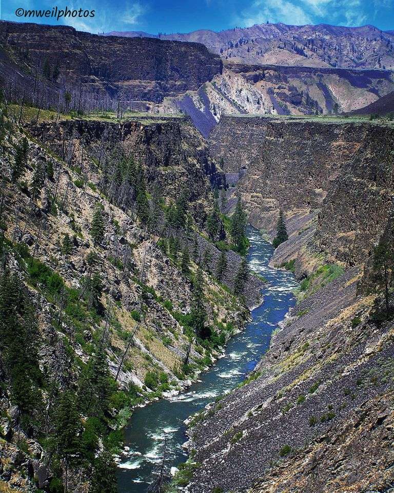 река через каньон пазл онлайн