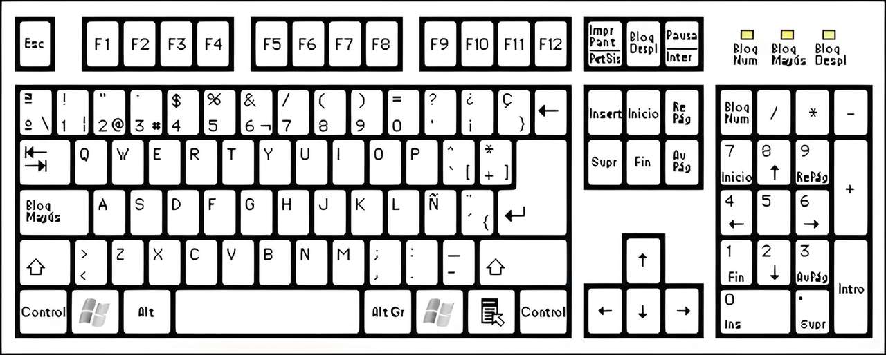 computer keyboard - Puzzle Factory