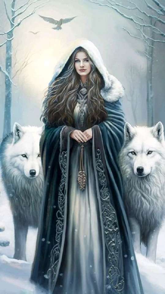 white wolves jigsaw puzzle online