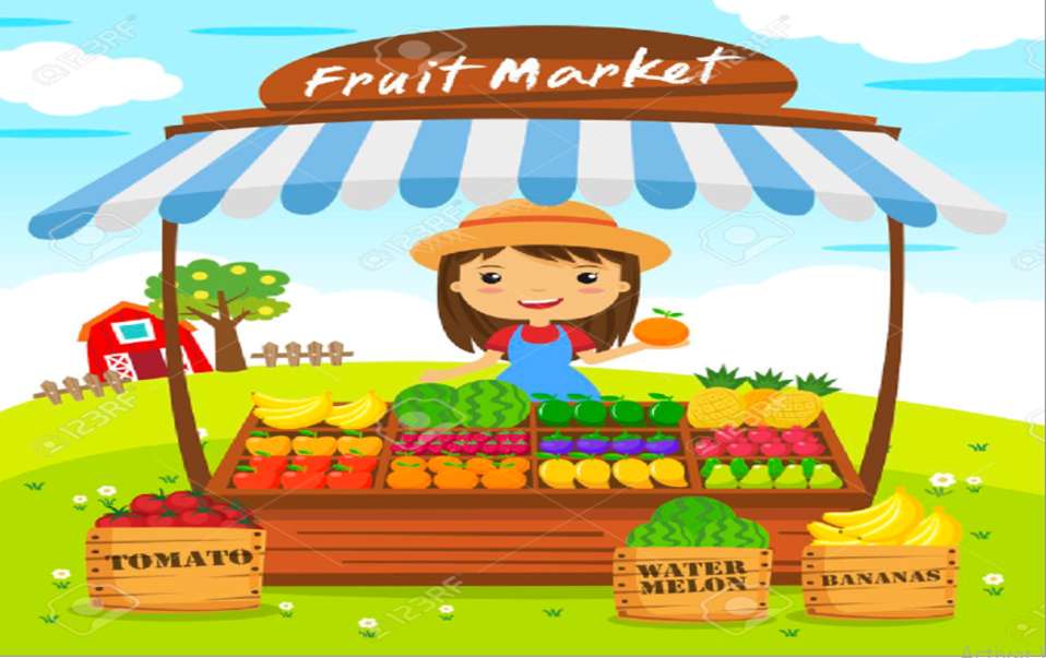 mercato della frutta puzzle online