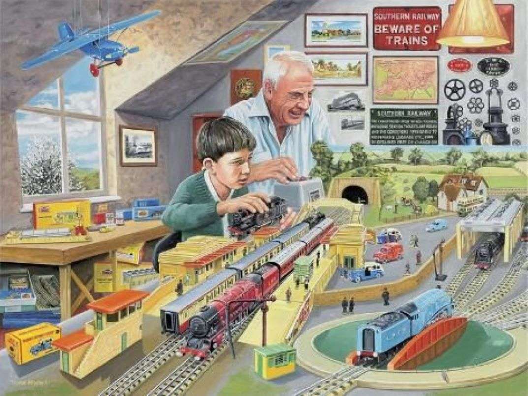 un treno come uno vero puzzle online